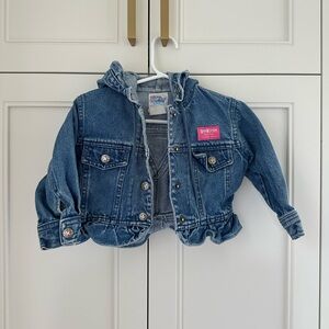 Vintage OshKosh Cropped Denim Jacket.